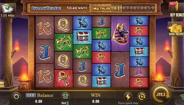 How to Play Pharaoh Treasure Slot on FUNBINGO